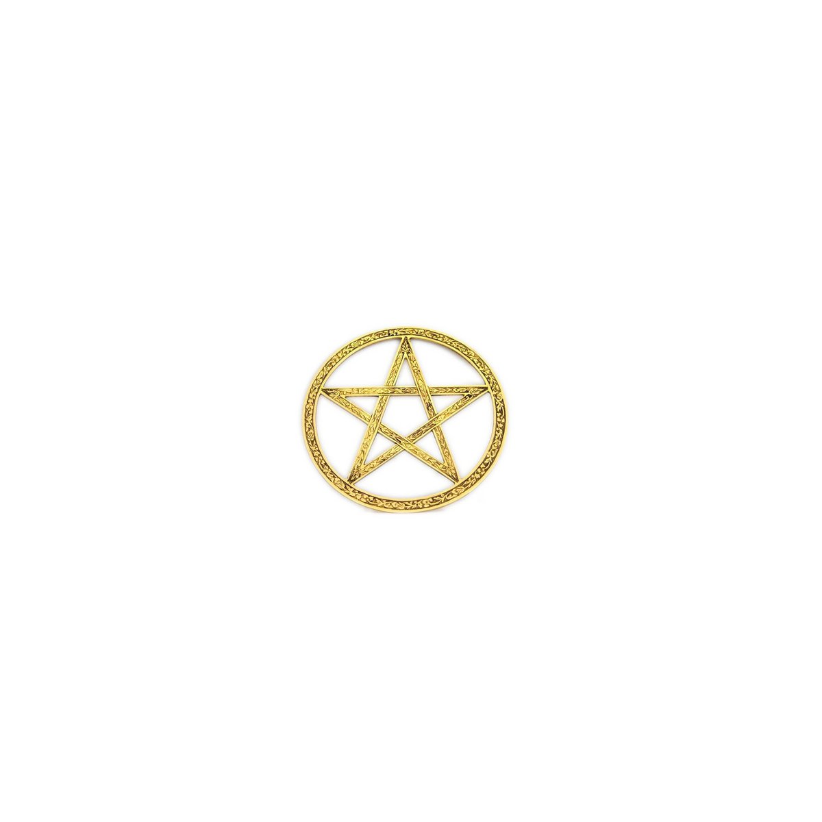 Pentagramma in ottone 15cm