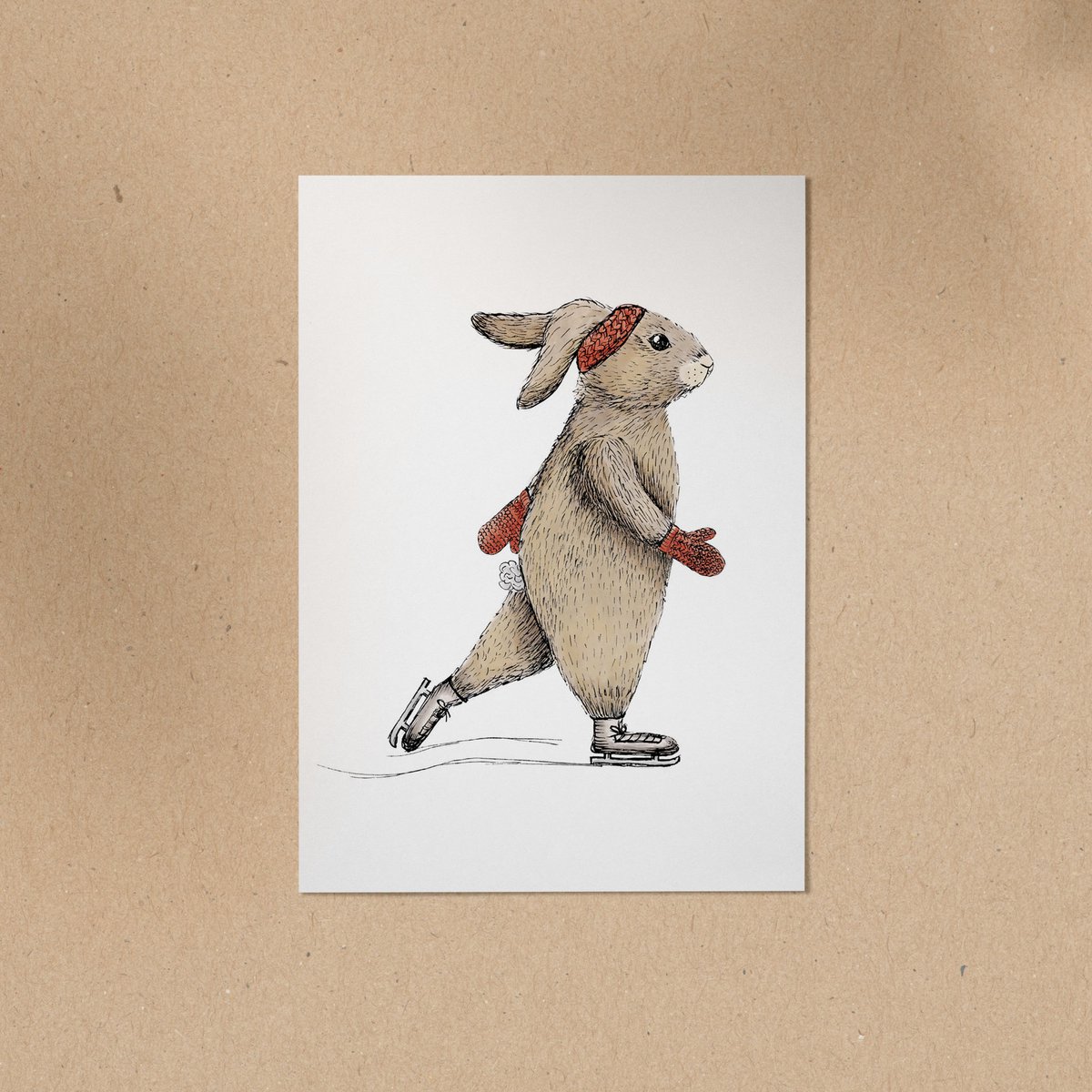 CARTE POSTALE | Lapin Clara