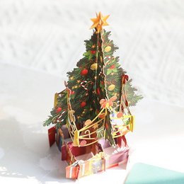 3D -kort - juletræ kort