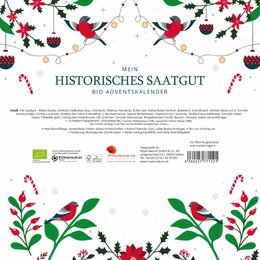 Organic seed Advent calendar "Historical varieties" - 24 different vegetables and herbs seeds