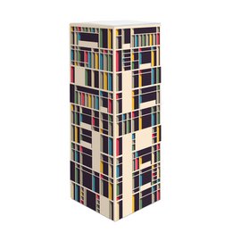  Paperscraper® "Marseille" is a colorful, modern notepad with a unique design featuring a grid of multicolored books or shelves. The product has a sleek, geometric style with a variety of vibrant colors and patterns.