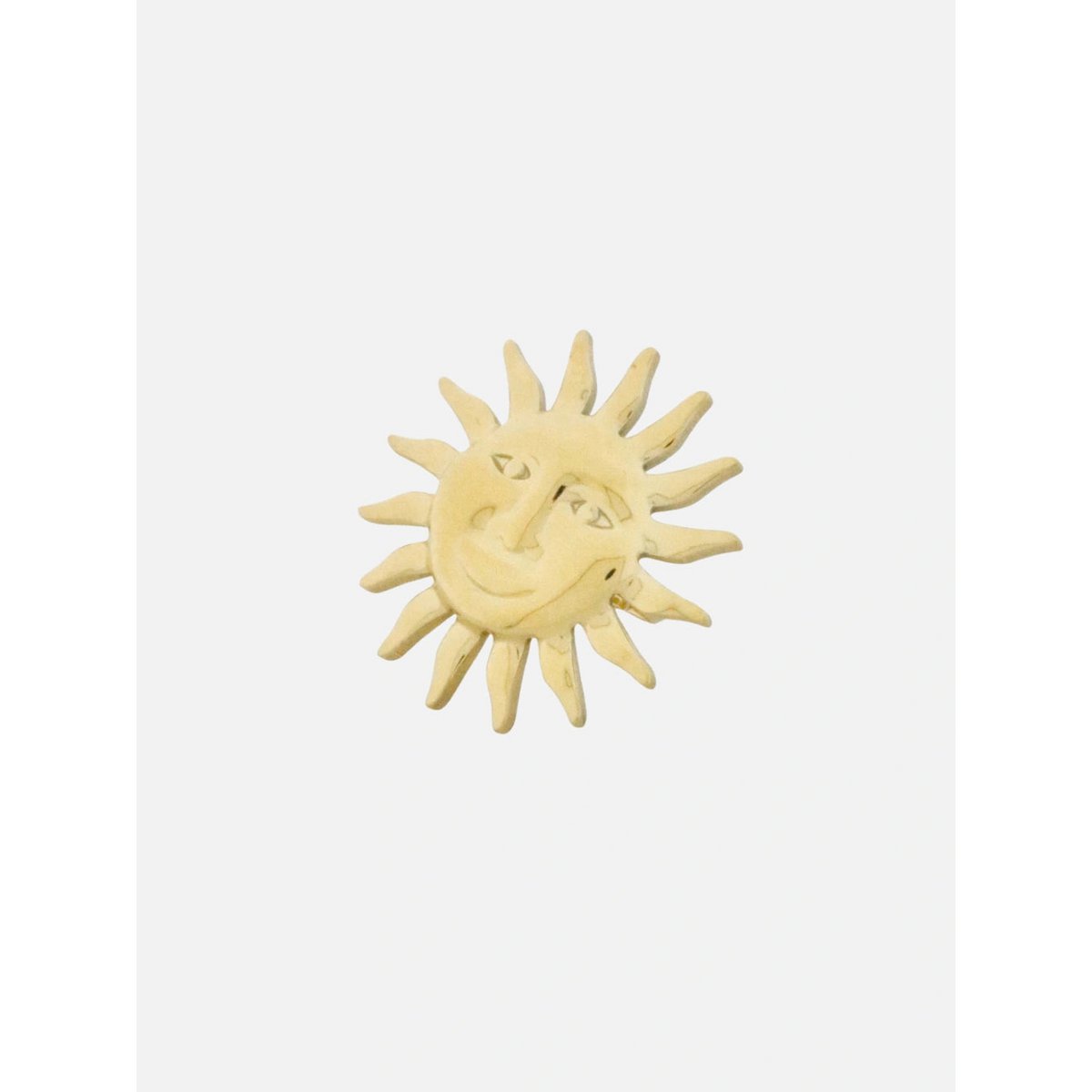 Große Sonnengesichtsring Gold