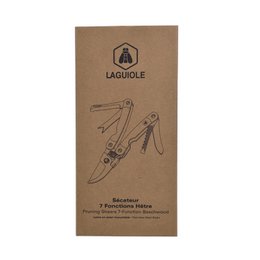 Garden cisailes saveur 7 functions in beech wood
