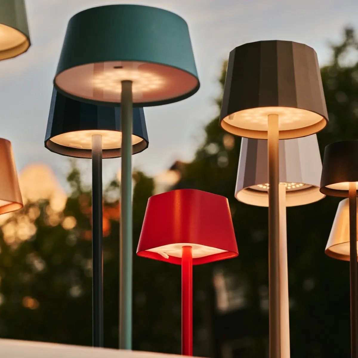 Wouter Mokkabraune wiederaufladbare Tischlampe