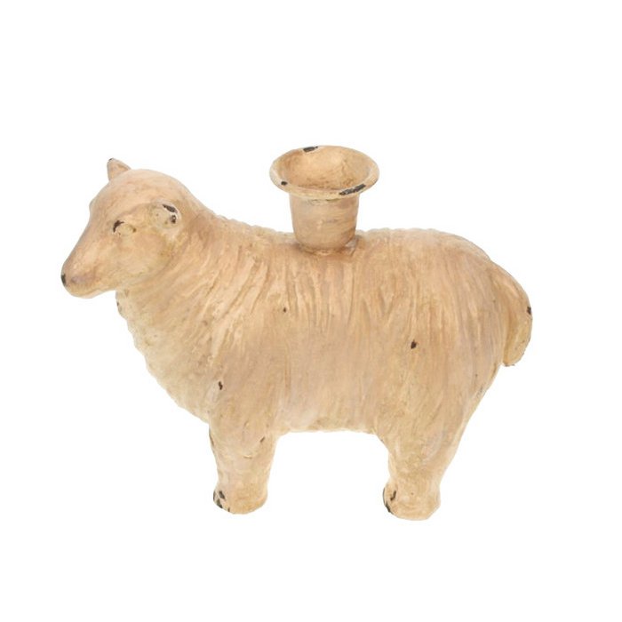 Candlestick sheep cream