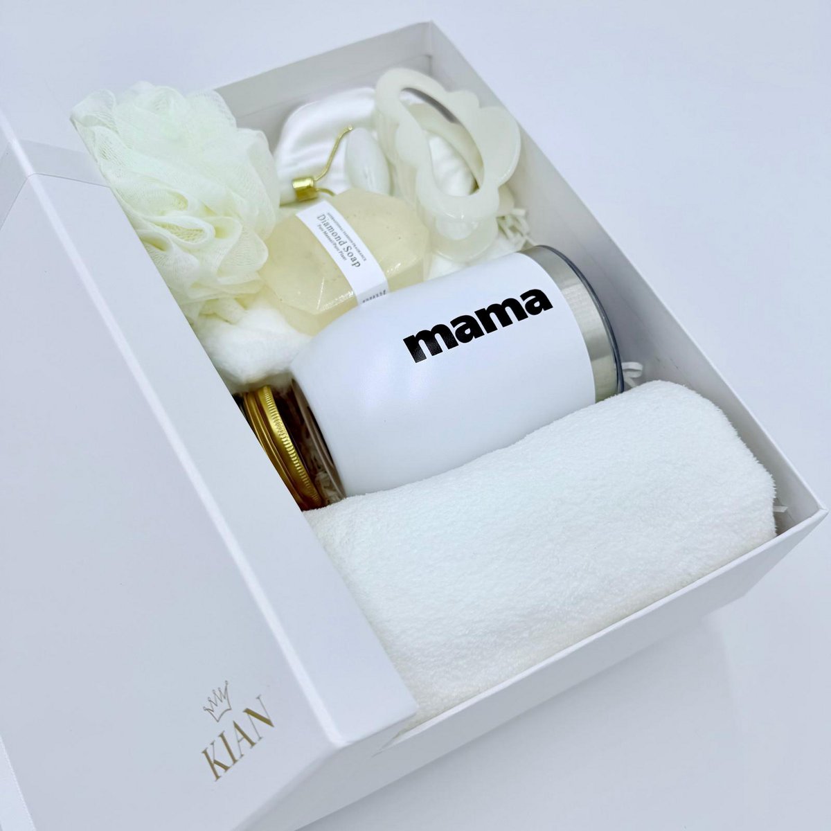 Women's gift box white - elegant wellness & beauty gift box
