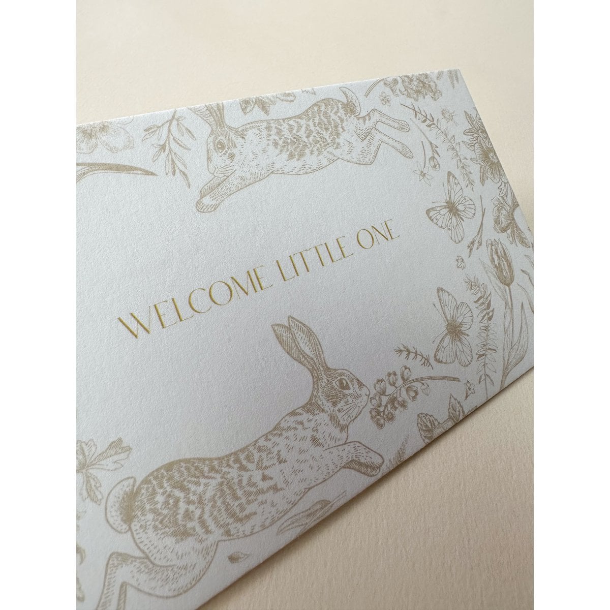 Greeting card / Welcome little one