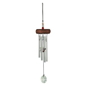 Windgong, Nature’s Melody, Gem Tunes met Kristal, Rood, GTC11RD, ca 27cm