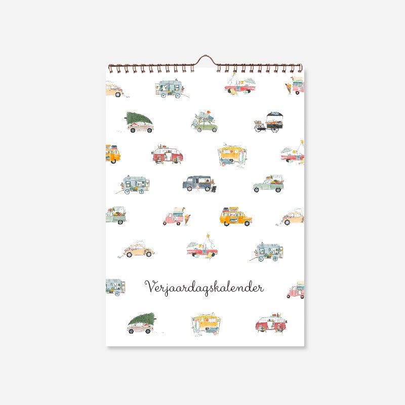 Birthday Calendar Happy Camper