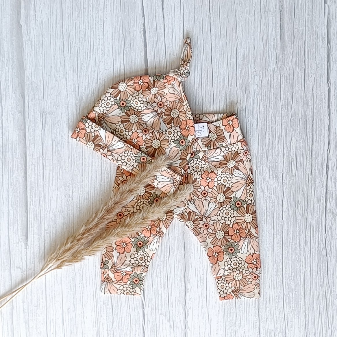 Cuffed Legging Cheerful Flower