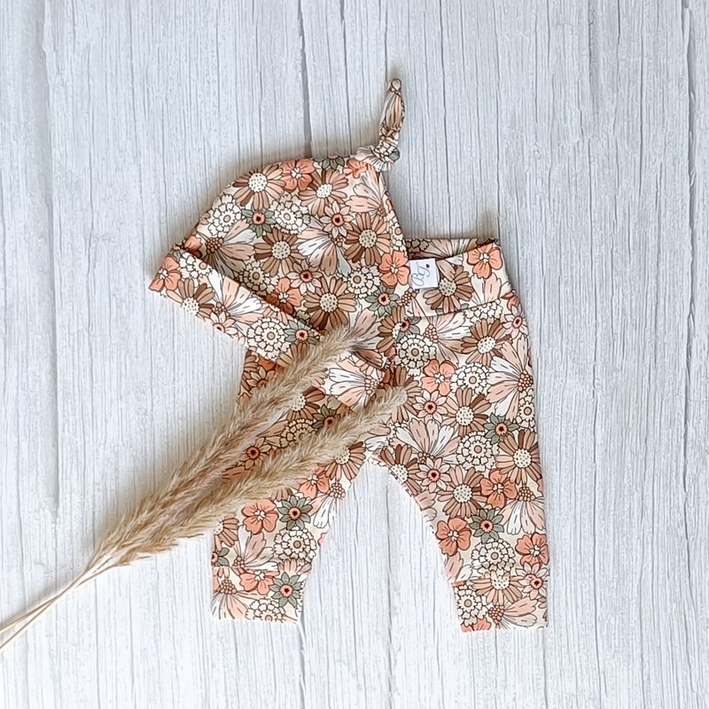 Cuffed Legging Cheerful Flower