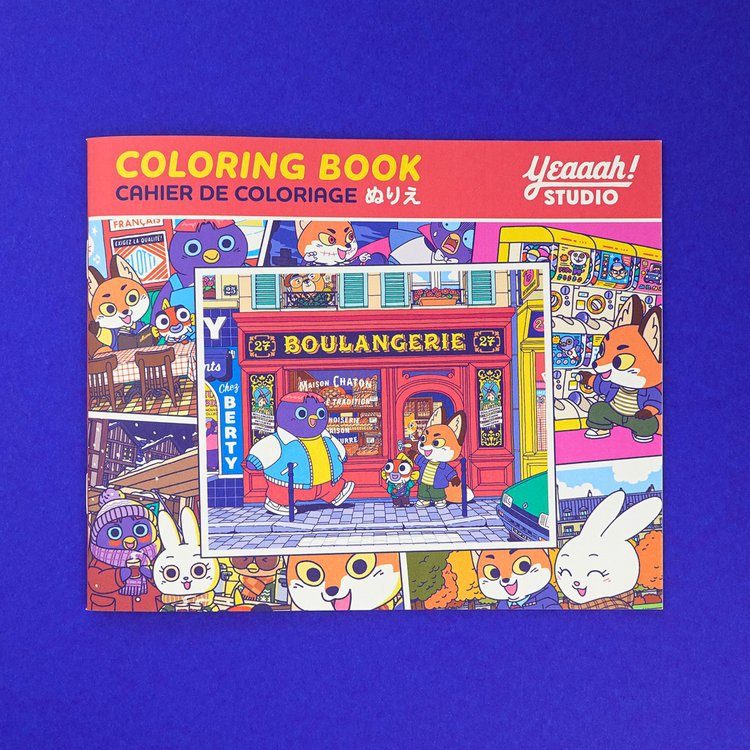 Pequeño cuaderno para colorear "Rémi et Compagnie" - 28 páginas
