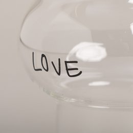 Double Bubble Glas Love (VE = 6 Stk)