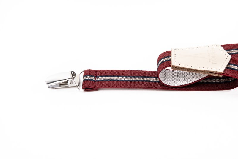 Etretataise mid-wide suspenders