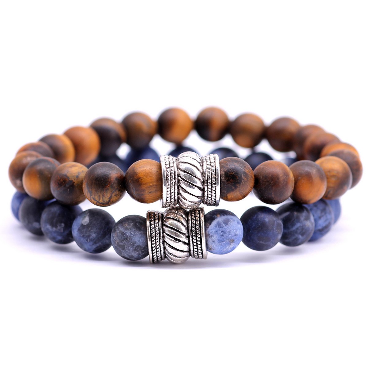 Bali Mat Set Brown Tiger Eye x Sodalite