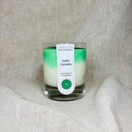 Heart Chakra | Scented candle soy wax – relaxing – meditation – chakra heart (green)