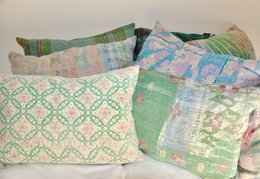 Housse de coussin vintage Kantha AB-123