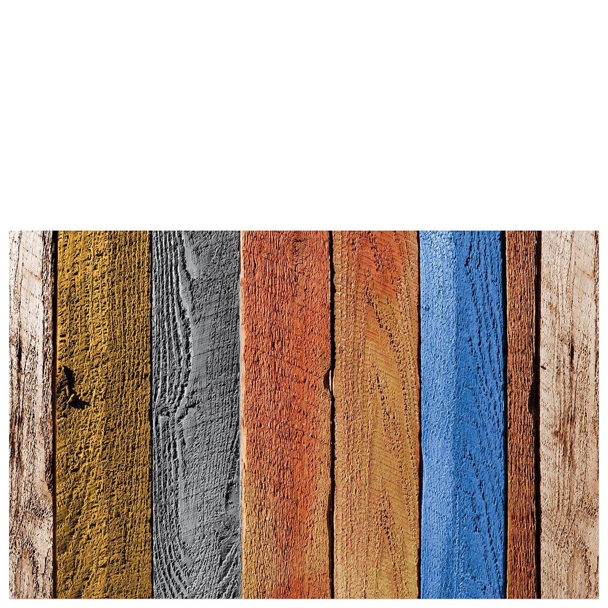 Vinyl keukenmat "kleur houten planken"