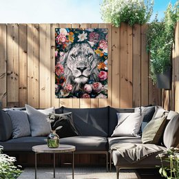 Plakat ogrodowy Plakat ogrodowy Lew 80x60
