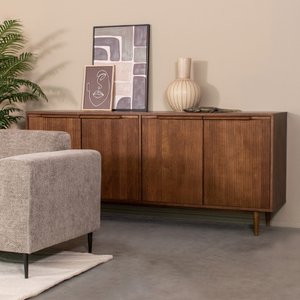 Hazer Aparador Jule - Nogal - Roble - 200 cm 200 x 87 x 49 cm