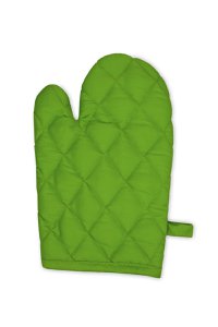 Oven Gloves 180 gr, 100% cotton 21 x 30 cm Lime Green