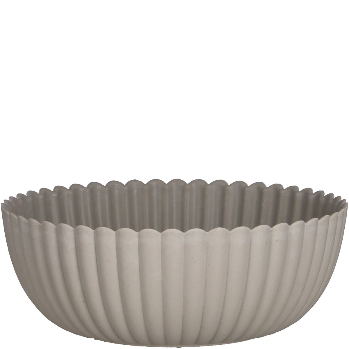 Plastic shell Lutz, D25cm, H9cm, white