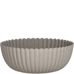 Plastic shell Lutz, D25cm, H9cm, white