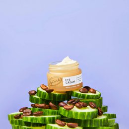 Crema de ojos con pepino, ácido hialurónico + café
