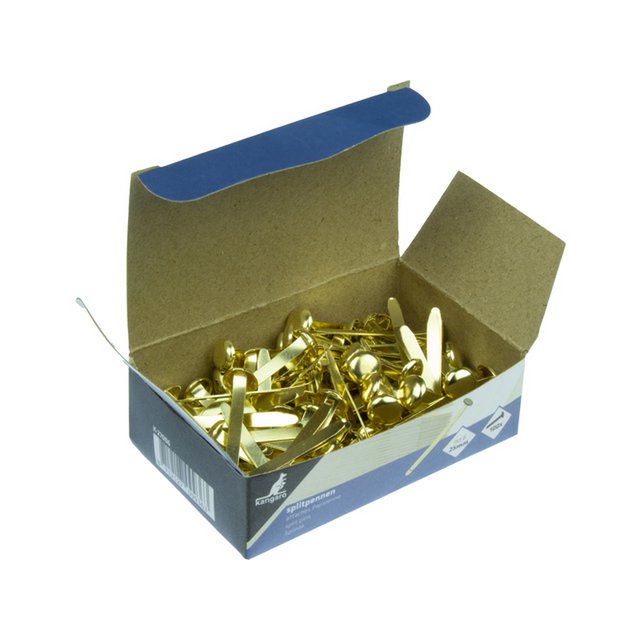 Cotter pin Kangaro no.6 / 25mm copper plated, box of 100 pieces