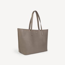 Vegan Apple Skin Shopping Bag - Taupe