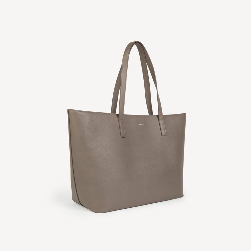 Vegan Apple Skin Shopping Bag - Taupe