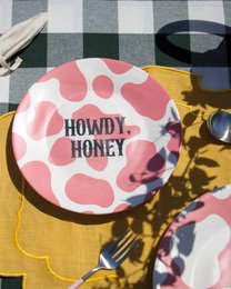 Piatto da dessert "Howdy Honey" Cowgirl era