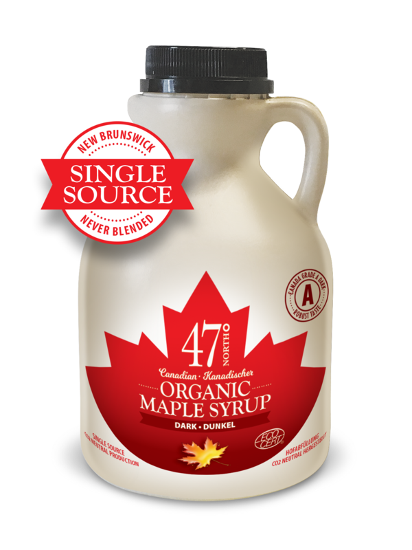 FONTE UNICA Sciroppo d'acero biologico, Canada Grado A, scuro, robusto - 500 ml