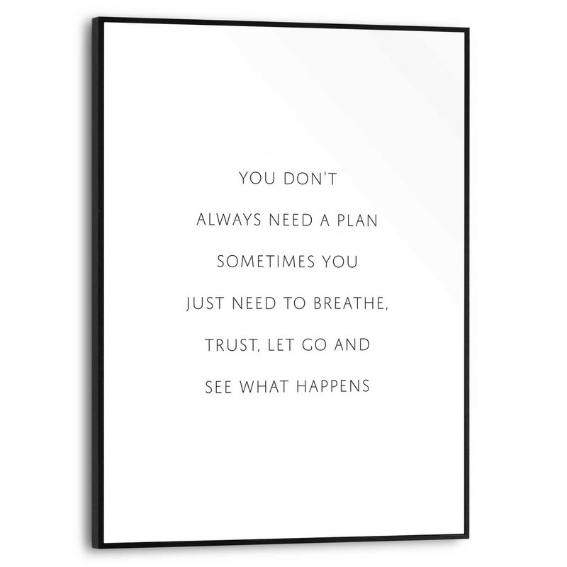 Painting Slim Frame Let go 40x30