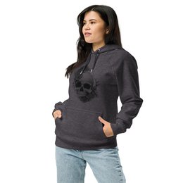Sweat à capuche raglan biologique unisexe Roses