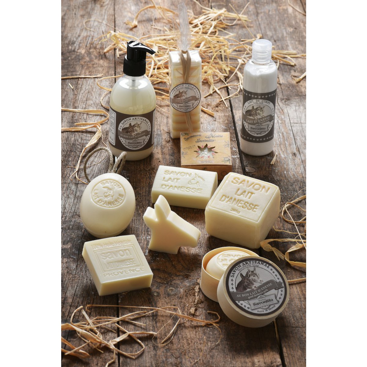 Donkey Milk Soap in wooden box 100g