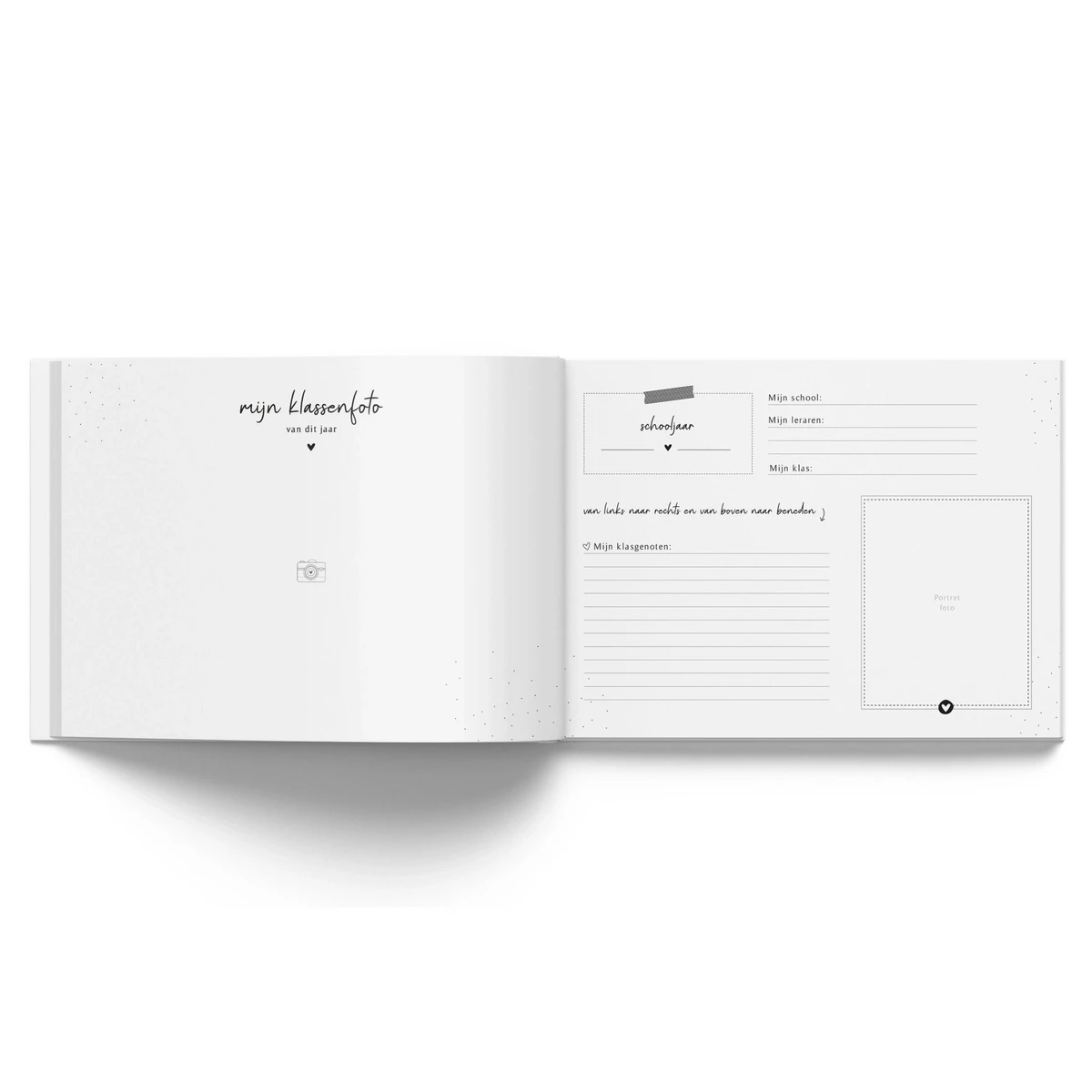 Fyllbooks My school photo book - Ocher dots