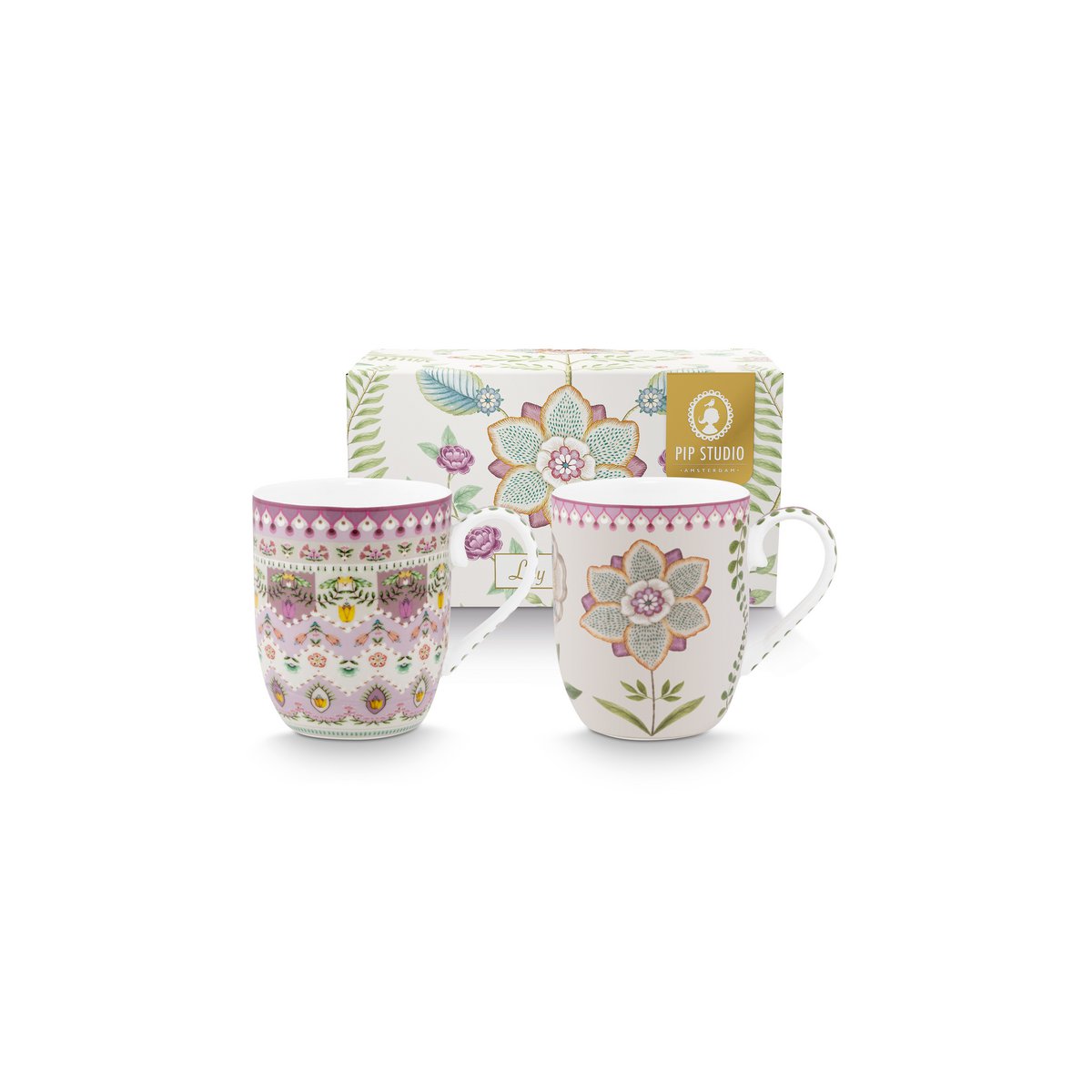 Set/2 Mugs Small Lily&Lotus 145ml