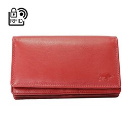 Cartera Mujer Piel Vaqueta - RFID Antideslizante - Cartera Mujer Ideal