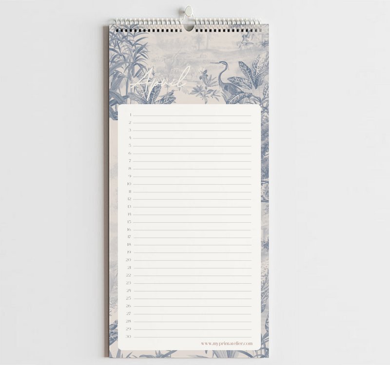Birthday Calendar Signature Landscapes - Annet Weelink Design Landscapes - 14x29.7cm - Perpetual Calendar - Premium Paper