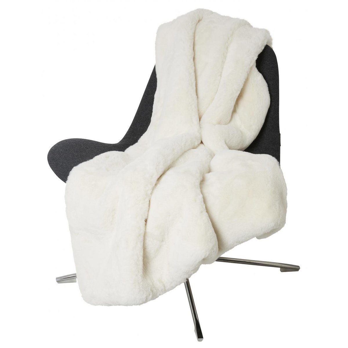 Fluffy blanket - Ivory