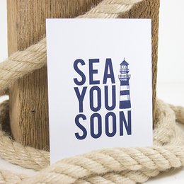 Ansichtkaart Sea you soon