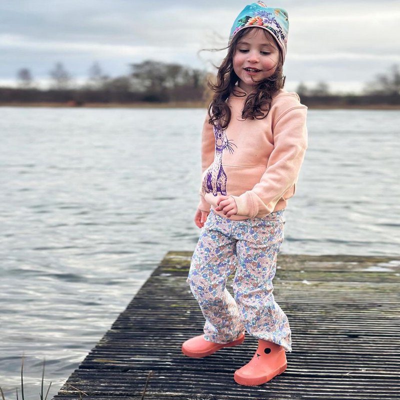KERRAN Kinder Regenstiefel Rosa