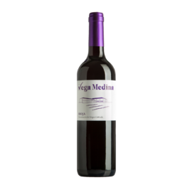 A full-bodied red wine from the Rioja region of Spain, with a deep purple color and notes of ripe dark fruit and oak.