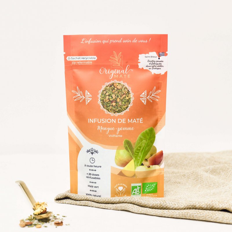 Mango Orgánico, Mate de Manzana - Listo para vender o A GRANEL