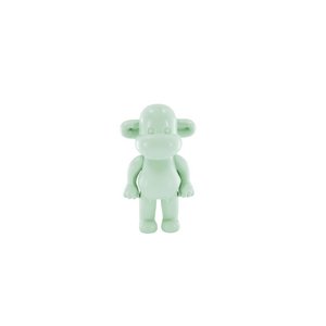 Ornament - Monkey Figurine 'The Legend' - Polyresin - Mintgreen - 11x7x19cm