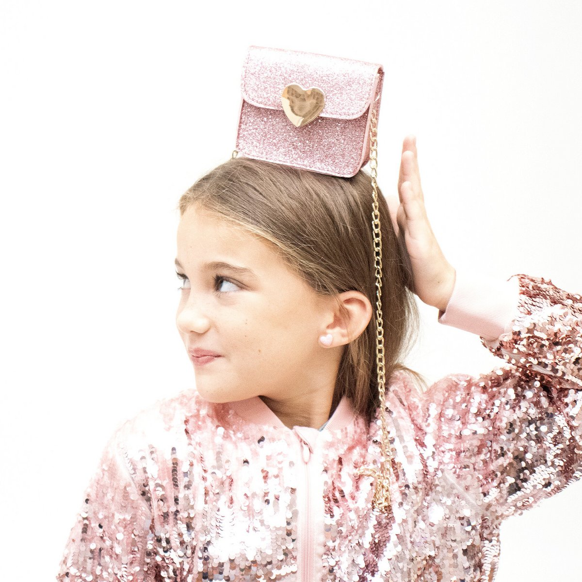 New in 2026 - Children's shoulder bag - Mini-Love Pink