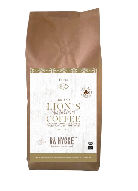 Lion´s Mane Svampekaffe, hele bønner 1 kg