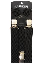 Braces, 130 cm, elastic, black