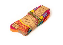 2 pairs 45% wool socks colorful s design 2 couple